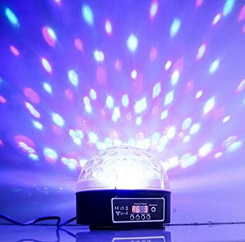 Stage Lighting Digital LED RGB Crystal Magic Ball Disco Dj Effect Light
