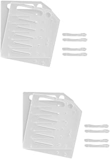 Hemobllo 2 Sets HDD Shelf DIY Hard Disk Rack Hard Drive Bracket DIY Hard Disk Bracket Computer Rack Desktop Computer Stand Clear Stand 3.5 Inch Hard Drive Rack Multi-Layer Hard Disk Rack