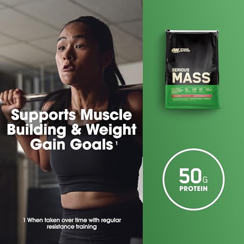 image for Optimum Nutrition Serious Mass, Weight Gainer Protein Powder, Mass Gai