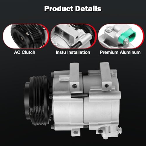 Image of cciyu AC Compressor Compatible for Kia Sedona 3.5L 02 03 04 05