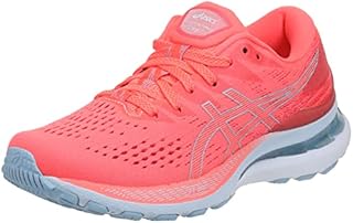ASICS Women's Gel-Kayano 28 Running Shoes, 10.5, Blazing Coral/Mist