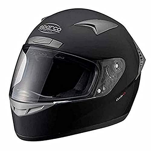Casque Sparco Club-X1 intégral blanc pour le karting de loisir et les journées circuit