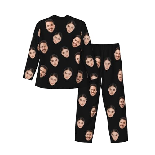 Personalized Pajamas Custom Face Pajama Pants for Women Men with Photo Customized Pajama Christmas Valentine Gift for Him Her4