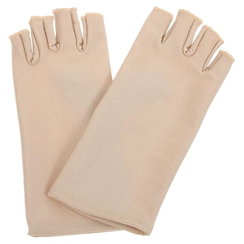 Sosoport Sun Protective Gloves Fingerless Gloves for Women Sunblock Gloves Non Slip Protection Driving Gloves Summer Outdoor Gloves for Women and Girls Sunblock Fingerless Gloves