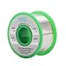 Lead Free Solder Wire 0.5mm with Rosin Core Solder Wire,Tin 99.3% Cu 0.7 and Solder Flux Soldering Iron Tools（75g）