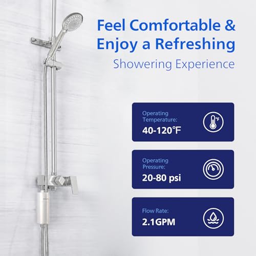 Image of Philips AWP1775 - In-Line Shower Filter - Reduces Chlorine by up to 99 Percent I Easy to Instal I Fits all UK and Eire Shower hoses and taps I White