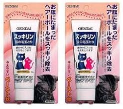 【2個まとめ買い】現代製薬 スッキリン 毛玉とり・猫用 50g（お腹にたまったヘアーボールをすっきり除去）