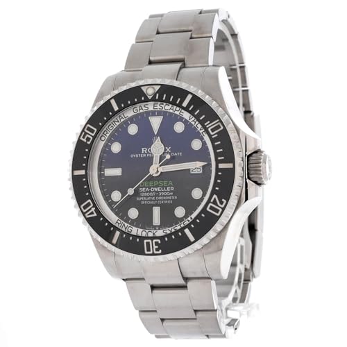 Pre-Loved Oyster Perpetual Deepsea Sea-Dweller James Cameron Automatic Watch Stainless Steel and Cerachrom 443