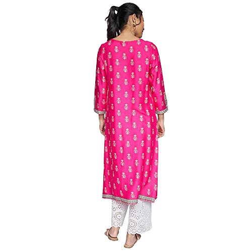 Image of global desi Women's Rayon Solid Regular Dress Shirt