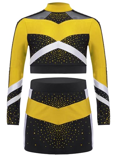 Uniforme de pompom girl fille pour bouger sans gêne en club de gym