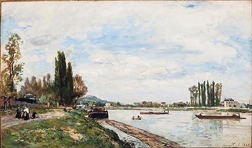Tableau Vintage Vue de Meudon pour habiller un mur vide et décorer un couloir sombre