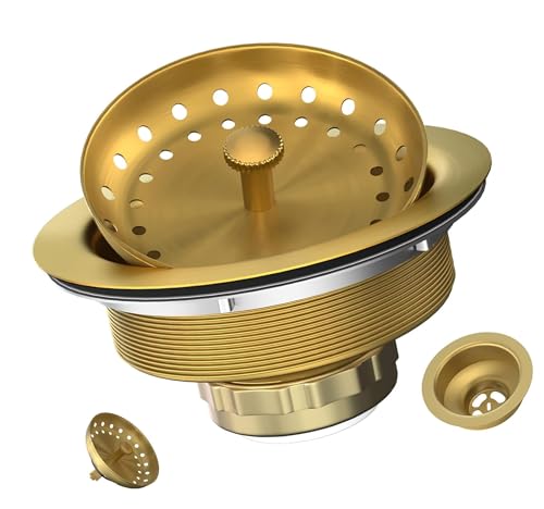 Colador para fregadero WSFEGL acero inoxidable dorado