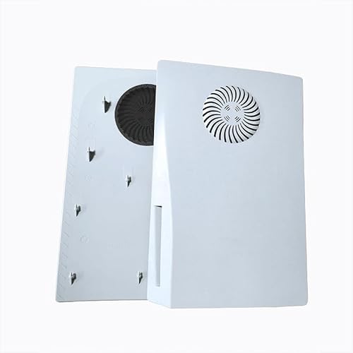 PS5/PS5 Slim ファンカバー 高密度ナイロンメッシュ防塵ネット ほこり防止 冷却効率保持 通気性設計 取り外し簡単 ブラック (2枚組)` (ps5)