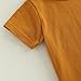 Halloween Outfits for Kids Pumpkin Patch Crew Toddler Short Sleeve Tshirt Top Casual Set Little Boy Girl Cothes (Brown, 7-8 Years)