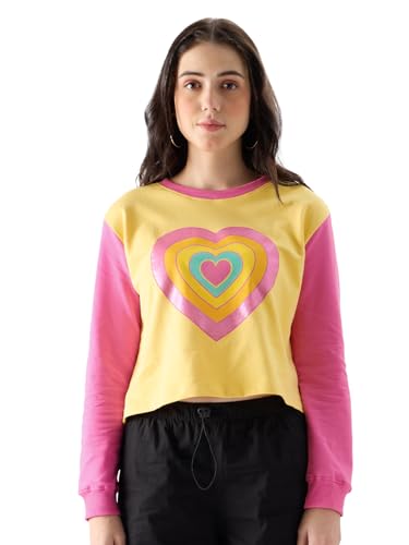 Image of The Souled Store Rainbow Hearts Women Pre-Winter Tops