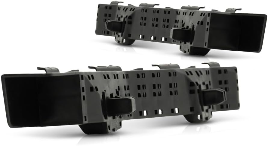For Subaru Forester 2014 2015 2016 2017 2018 Bumper Cover Bracket Driver and Passenger Side | Pair | Front | Outer | Polyoxymethylene Plastic | Replacement For SU1032100, SU1033100 | 57707SG030, 61534