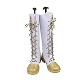 Yuanplate Tsuyuri Kanao Cosplay Boots Shoes Women Shoes Halloween Party Costume Accessory (Female US 8.5/EU40)