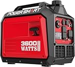PowerSmart 3600W Portable Inverter Generator, Whisper Quiet Generator for Home Use, RV Ready, Camping, Gas Powered, Lightweight & Compact Design