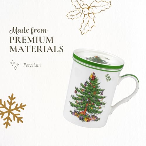Set de 2 Mugs y Posavasos Christmas Tree Spode 12 Oz miniatura 5