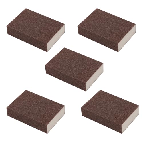 Magic Emery Cleaning Sponge Nano Carborundum Sponge Scrub Pad Pot Scrubber for Removing Rust Cleaning Pots and Pans (5 Pack)
