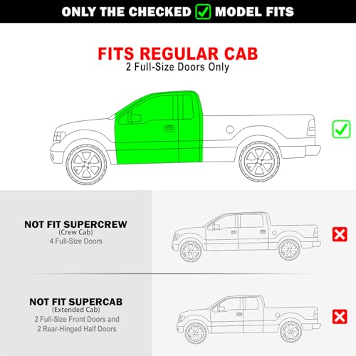Estribos cuadrados acero inoxidable 6.5in APS Ford F150 miniatura 6