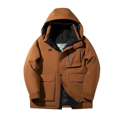 Manteau d'hiver épais anti-froid parka imperméable homme