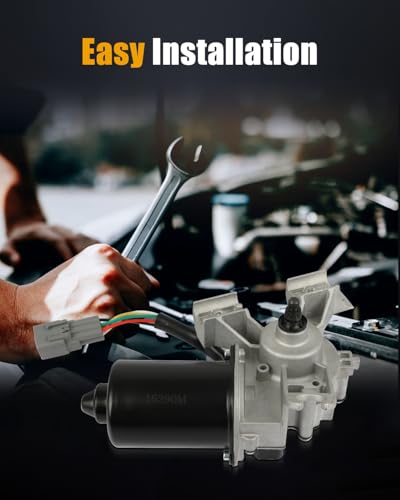 Image of ROADFAR Front Windshield Wiper Motor Fit for Chevrolet for Aveo 2007 2008 | For Pontiac For G3 2007 2008|For Suzuki For Swift+ 2007 2008|Replace 96648776|96652102|96850001|5 Pins