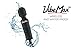 Rechargeable Personal Massager - Powerful Multi Speed Vibration - Whisper Quiet - Waterproof - for Muscle Tension Relief in Neck, Back, Shoulders, Legs and Feet - Black