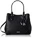 NINE WEST womens Brooklyn Jet Set Carryall SATCHEL, Black, One Size US