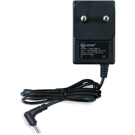 7SEVEN DC Power Adapter 9.5v 1Amp 100cm
