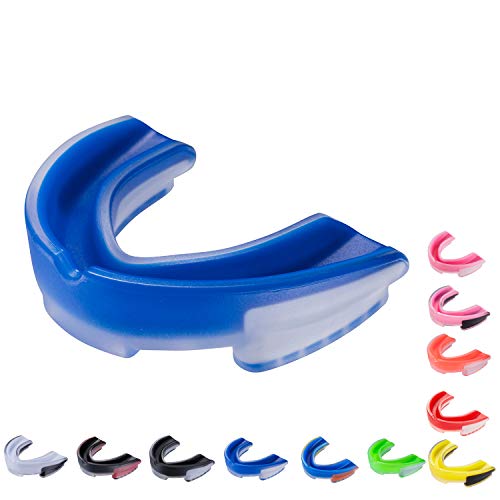 haphealsport Mouth Guard Sports for Adults（Age 11+）,3-Layer Reinforced mouthguards for Sports, Gum Shield