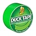 Duck Brand 1265018 Color Duct Tape, Neon Lime Green, 1.88 Inches x 15 Yards, Single Roll
