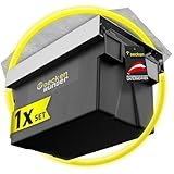 Deckenwunder Storage-System | Überkopf-Garagenregal, Deckenregale, Deckenboxen, perfekt für Garage, Keller, Gartenhütte und Dachboden (1 Set)