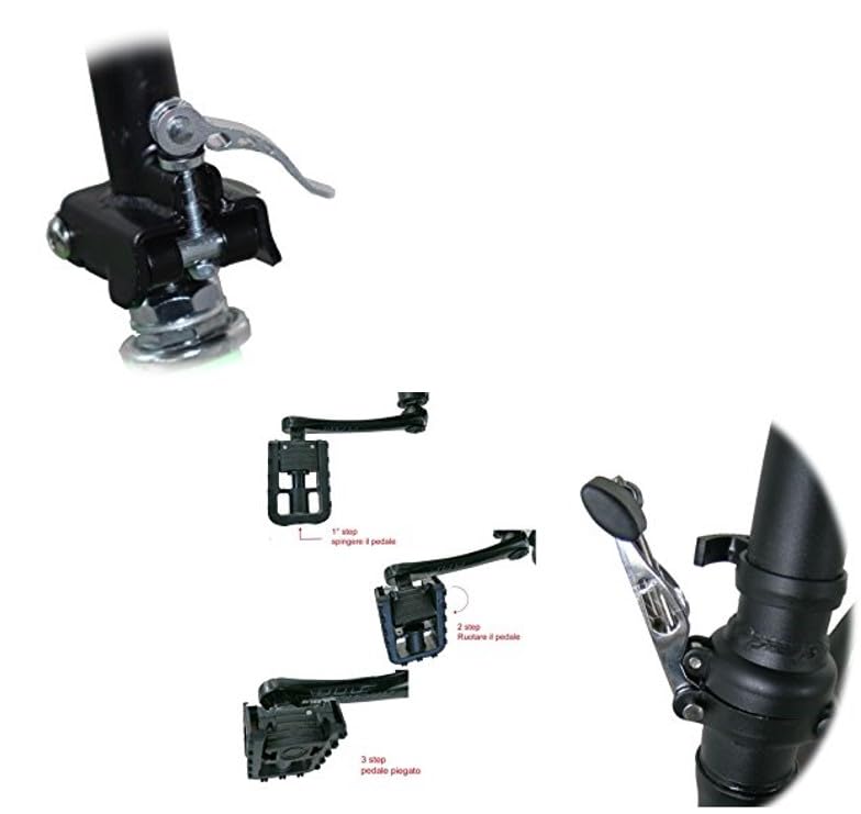 Nilox - Bike X0 - Klapprad - Einfach zu Transportieren - Modernes Design - Mit Mattem Stahlrahmen -...