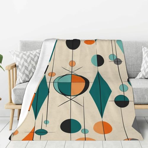 Couverture lit et canapé design rétro chic pour soirées cocooning