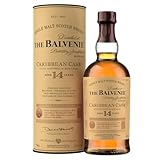 THE BALVENIE - Caribbean Cask 14 Year Old Single Malt Scotch Whisky - Extra Matured In Rum Cask - Traditional Smooth, Honeyed Character - Creamy Toffee & Fresh Fruit Notes - 43% ABV - 70 cl