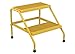 Vestil SSA-2-KD-Y Aluminum Step Stand- 2 Step Knockdown, Yellow