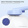 aumuca Self Cleaning Slicker Brush, Cat Brushes for Indoor Cats, Horses Grooming Deshedding Brush, Pet Massage Removes Loose Fur, Blue #4