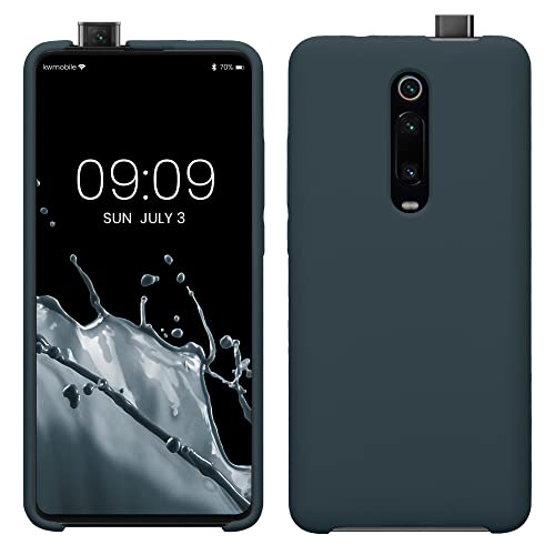 kwmobile Cover per Xiaomi Mi 9T (Pro) / Redmi K20 (Pro) Custodia - Back Case per Smartphone in Silicone TPU - Protezione Gommata - ardesia scuro