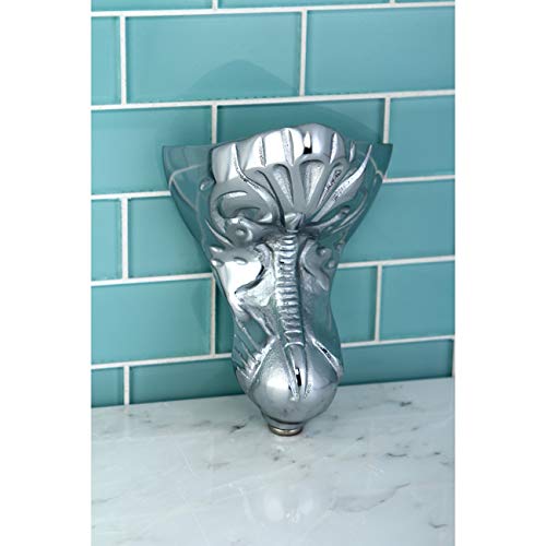 Kingston Brass VCTNT1 Tudor Iron Tub Feet, Chrome, Set of 4