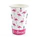 Flamingo - Party Like a Pineapple - Baby Shower or Birthday Party Hot & Cold Drinking Cups (8 count)