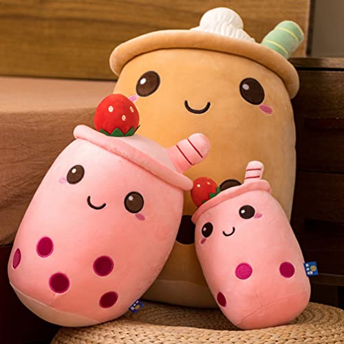 NUOBESTY Bubble Chá Em Forma de Almofada Abraçando Brinquedos de Pelúcia Almofada de Pelúcia Pelúcia
