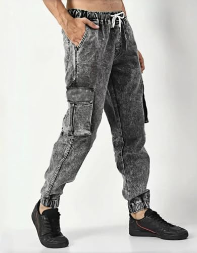 Cargo Jeans for Men Wide Leg Loose Fit Baggy Jeans Y2K Streetwear Fashion Comfrot Casual Cargo Pants2