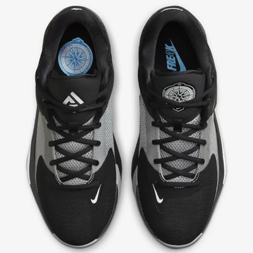 Image of Nike Men's Zoom Freak 4 shoe, Black /White-light Smoke Grey, 9.5