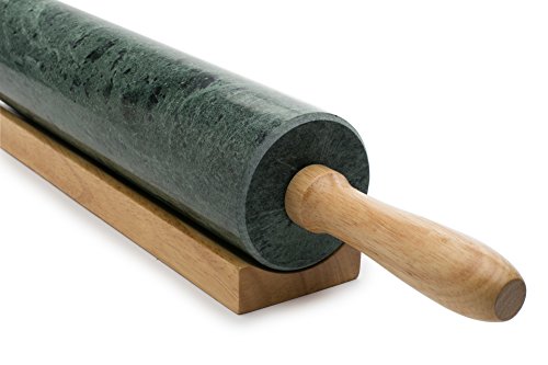 Fox Run Marble Rolling Pin and Base, Green 2.5 x 18 x 3 inches by Fox Run - Image 3