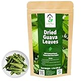 Dried Guava Leaves 1 Oz (28g) Hojas De Guayaba Herbal Tea Natural Air Dried Whole Leaf Harvested from Ceylon - Lanka Flavors Feel Different