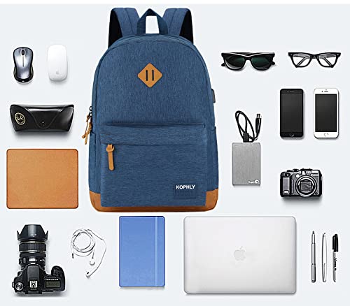 Image of SUPACOOL Large Laptop Backpack with USB Charging Port for Men and Women