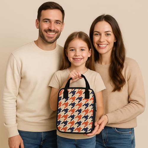 Image of Nibbler Lunch Bag Office Tiffin Bags for Men Women | Insulated Hot Cold Travel Lunch Bag | for Lunch Tiffin Box & Bottle | Multi-use Storage I for Office & School (Shepherd's)