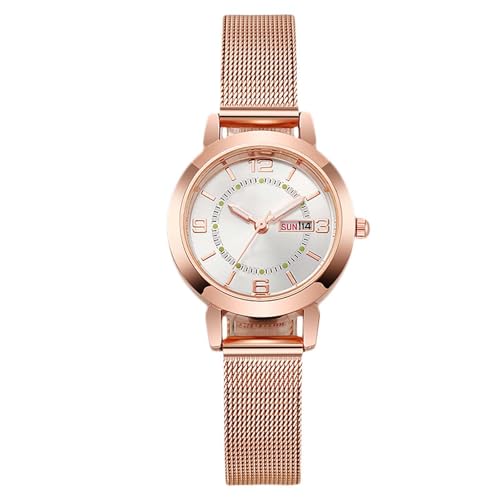 Montre bracelet regarder fille or rose au design épuré et finitions soignées
