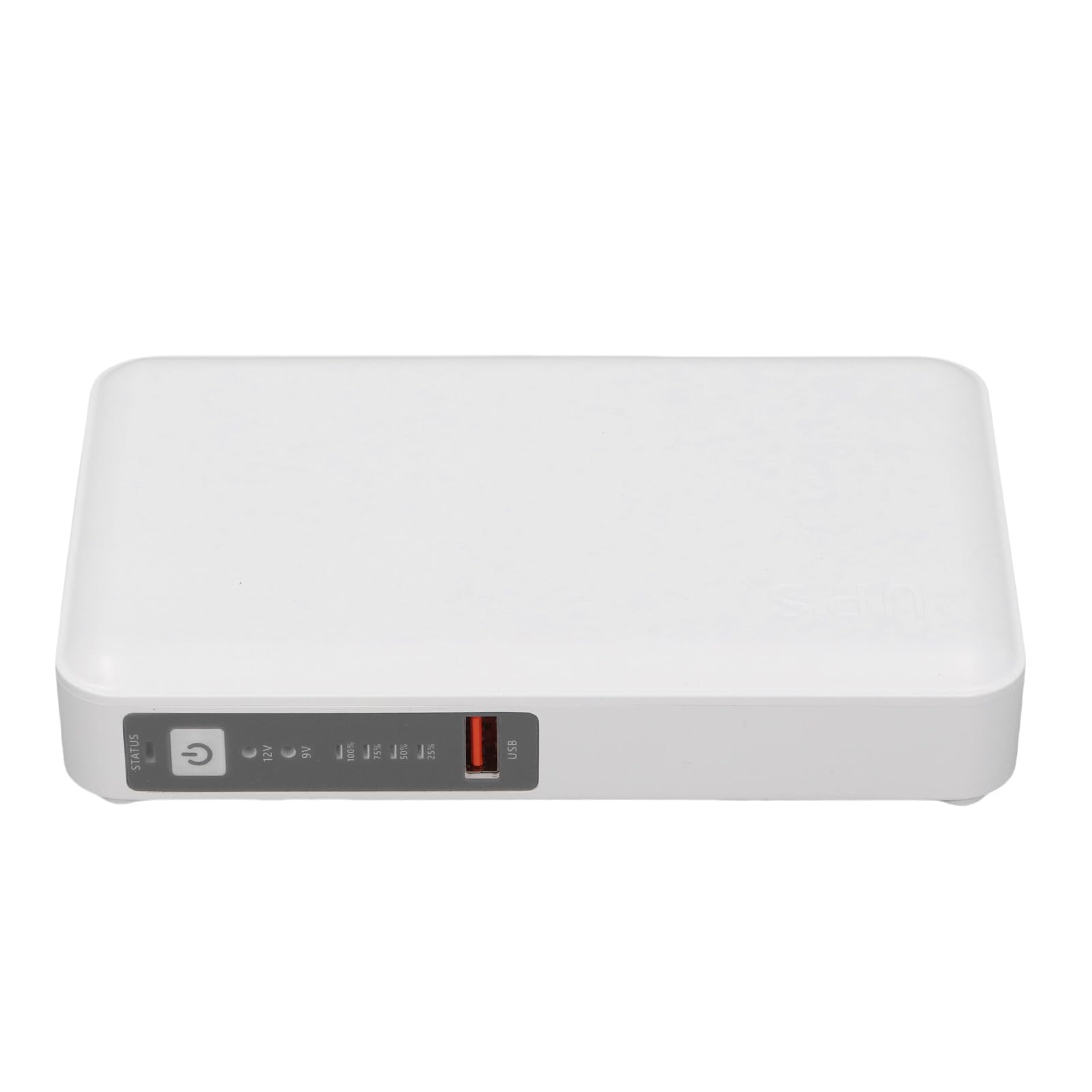 Kavolet Mini UPS con Batería de Respaldo USB, Mini UPS Pequeño, Fuente de Alimentación Ininterrumpida 8000 MAh, Salida PoE 5 V, 9 V, 12 y 24 con Indicador Inteligente y (Enchufe Europeo)